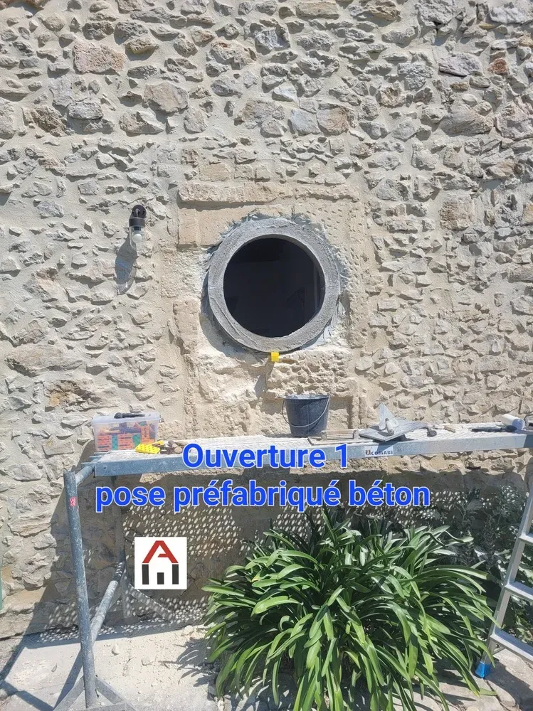 Ouverture en sous oeuvre - Oeil de boeuf (4)