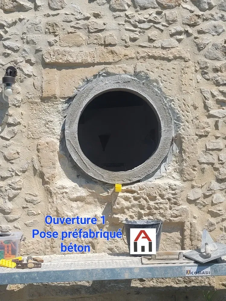 Ouverture en sous oeuvre - Oeil de boeuf (5)