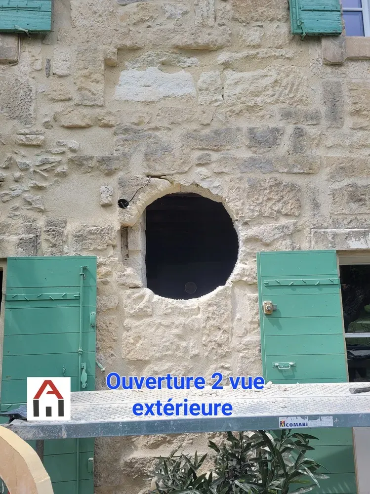 Ouverture en sous oeuvre - Oeil de boeuf (6)
