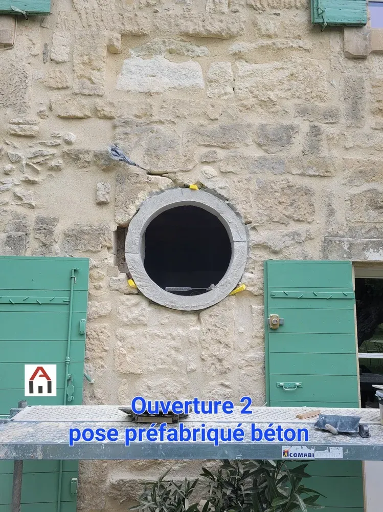 Ouverture en sous oeuvre - Oeil de boeuf (8)