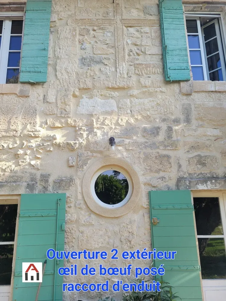 Ouverture en sous oeuvre - Oeil de boeuf (12)