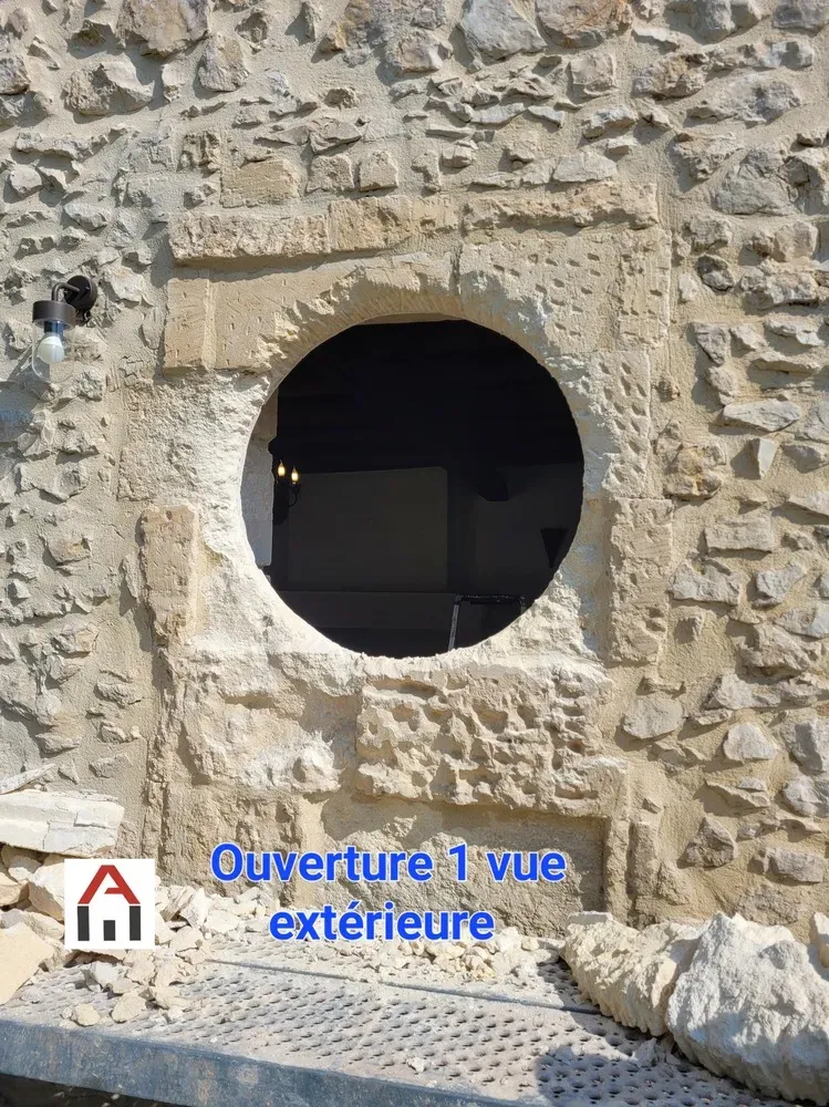 Ouverture en sous oeuvre - Oeil de boeuf (1)